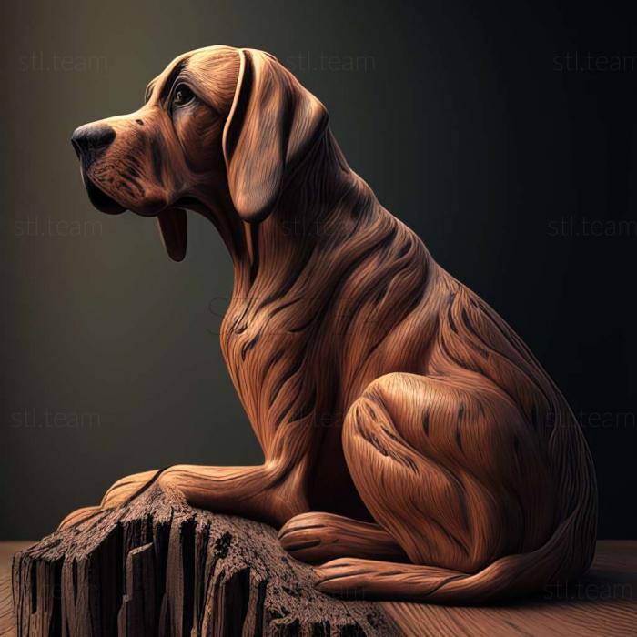 3D model The Swiss Hound dog (STL)